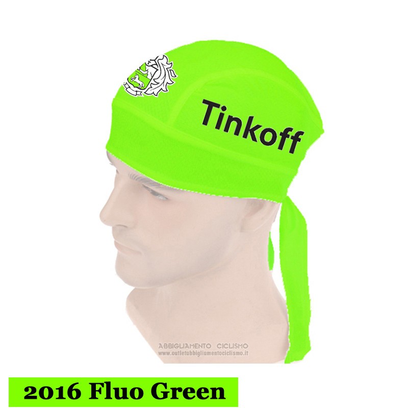 2015 Saxo Bank Tinkoff Bandana Ciclismo Verde