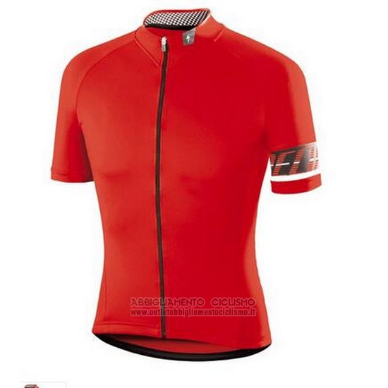 2016 Abbigliamento Ciclismo Specialized Aceso Rosso Manica Corta e Salopette